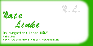 mate linke business card